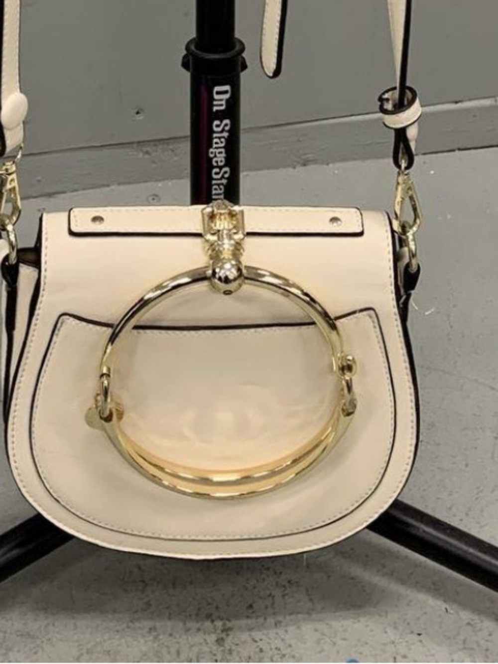 Luxury Cream Nile Crescent Bracelet Bag